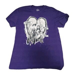 Tim Burton Corpse Bride Purple T-shirt Size Medium